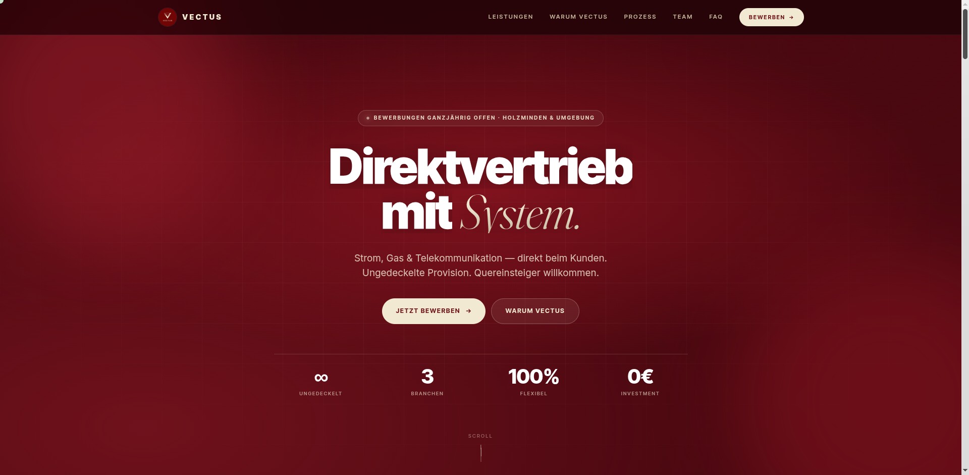 Vectus Website